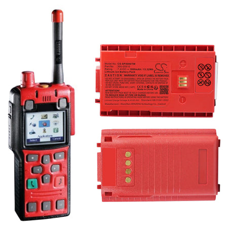 7.4V, Li-ion, 1800mAh, Two-Way Radio battery fits Sepura, 300-00910, STP8X, STP8X000, 13.32Wh Two-Way Radio Cameron Sino Technology Limited