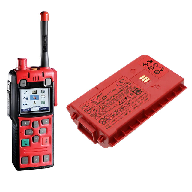 7.4V, Li-ion, 1800mAh, Two-Way Radio battery fits Sepura, 300-00910, STP8X, STP8X000, 13.32Wh Two-Way Radio Cameron Sino Technology Limited