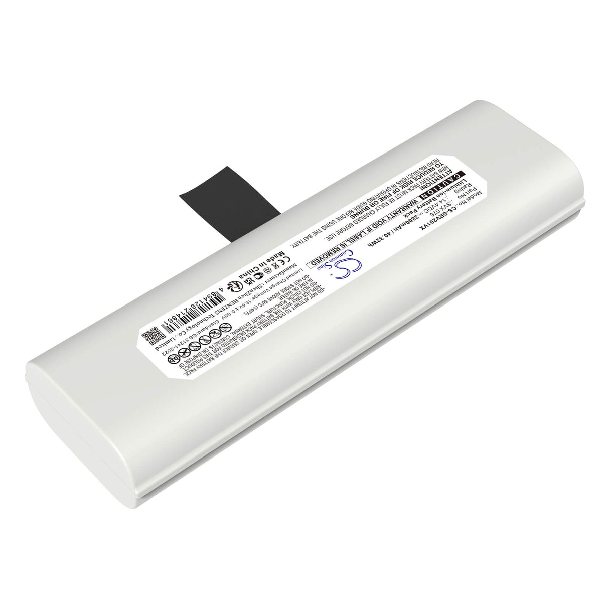 14.4V, Li-ion, 2800mAh, Vacuum battery fits Sencor, Srx 0026, Srv 2010ti, 40.32Wh Vacuum Cameron Sino Technology Limited