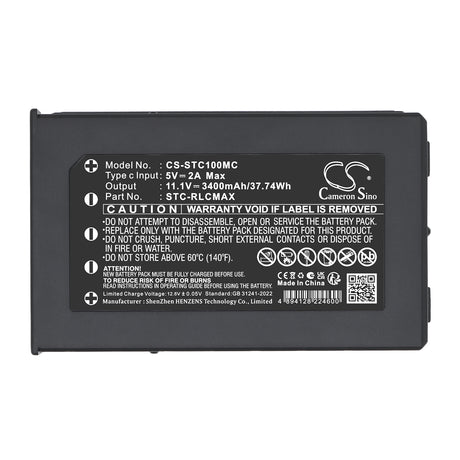 11.1V, Li-ion, 3400mAh, Sports & Outdoors battery fits Stealth Cam, STC-RLCMAX, Deceptor Max, FieldMax, 37.74Wh Sports & Outdoors Cameron Sino Technology Limited