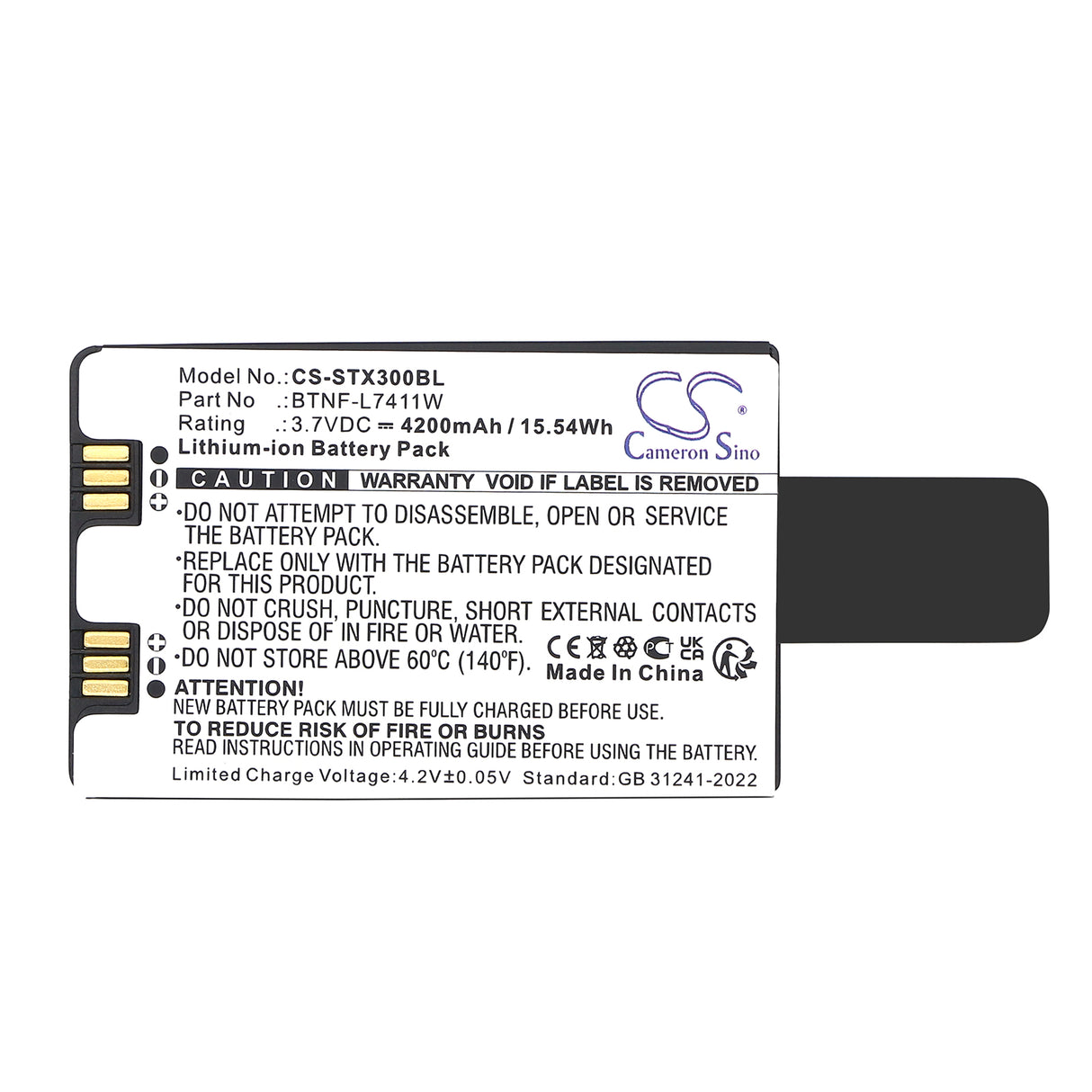 3.7V, Li-ion, 4200mAh, Equipment, Survey, Test battery fits Southern, BTNF-L7411W, Polaris X3 Sanding Reed Handbook, 15.54Wh Equipment, Survey, Test Cameron Sino Technology Limited