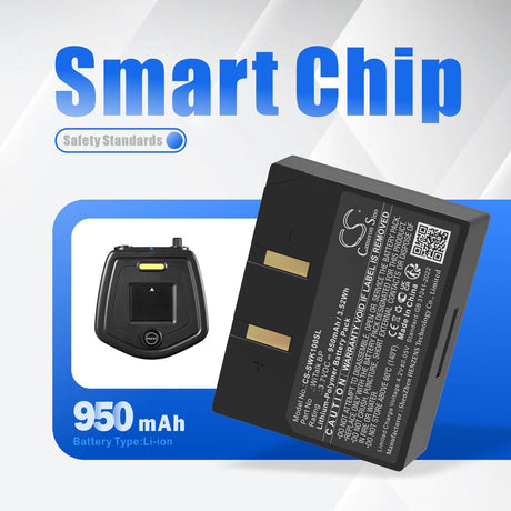 3.7V, Li-Polymer, 950mAh, Wireless Headset battery fits Saramonic, Witalk Bp, Hub Intercom Base Station, Srh Remote Headsets, 3.52Wh Wireless Headset Cameron Sino Technology Limited