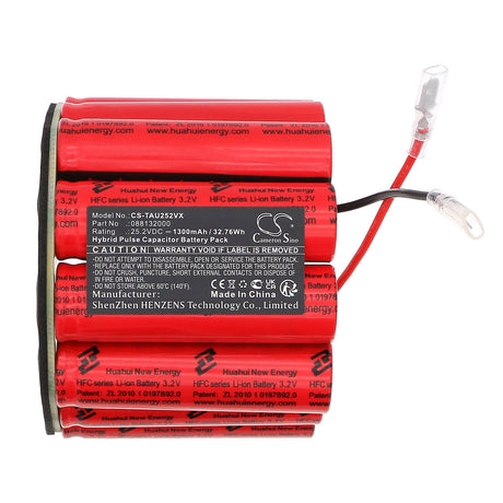 25.2V, HPC, 1300F, Vacuum battery fits Taurus, Ulimited 25.6, Ulimited 25s, 32.76Wh Vacuum Cameron Sino Technology Limited