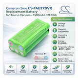 14.4V, Ni-MH, 1500mAh, Vacuum battery fits Taurus, 79710000, Saugroboter Striker Slim VER. II, Striker Slim Ver II, 21.6Wh Vacuum Cameron Sino Technology Limited