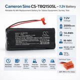 7.2V, Ni-MH, 2000mAh, Equipment, Survey, Test battery fits Tobias, HHR6, IQ150 Paper-Chek, 14.4Wh Equipment, Survey, Test Cameron Sino Technology Limited