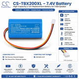 7.4V, Li-ion, 3400mAh, Speaker battery fits Tribit, INR18650-2S1P, Stormbox Bluetooth Speaker, XSound Plus 2 Bluetooth Speaker, 25.16Wh Speaker Cameron Sino Technology Limited