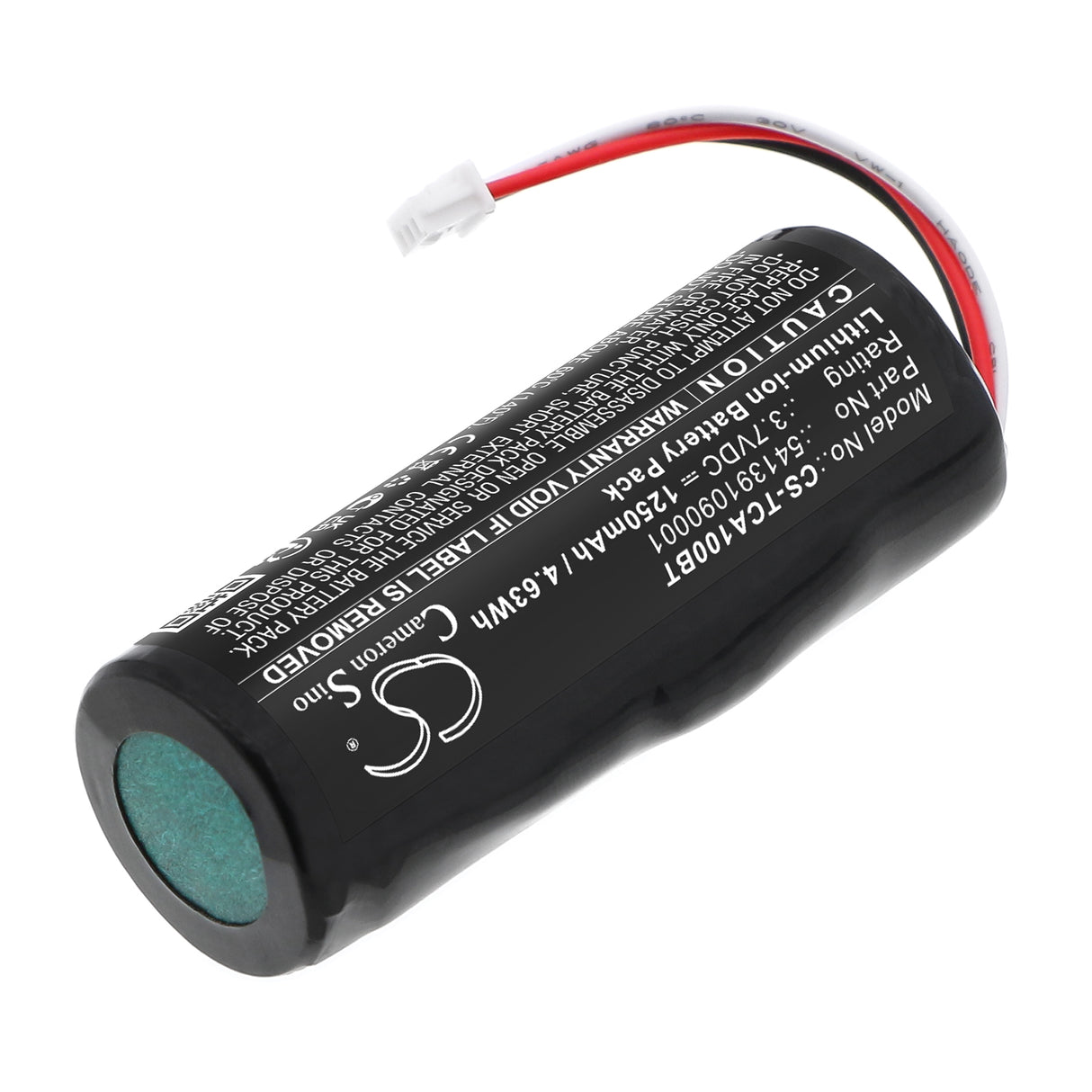 3.7V, Li-ion, 1250mAh, Alarm System battery fits Technicolor, 541391090001, TCHR1AZ0, 4.63Wh Alarm System Cameron Sino Technology Limited
