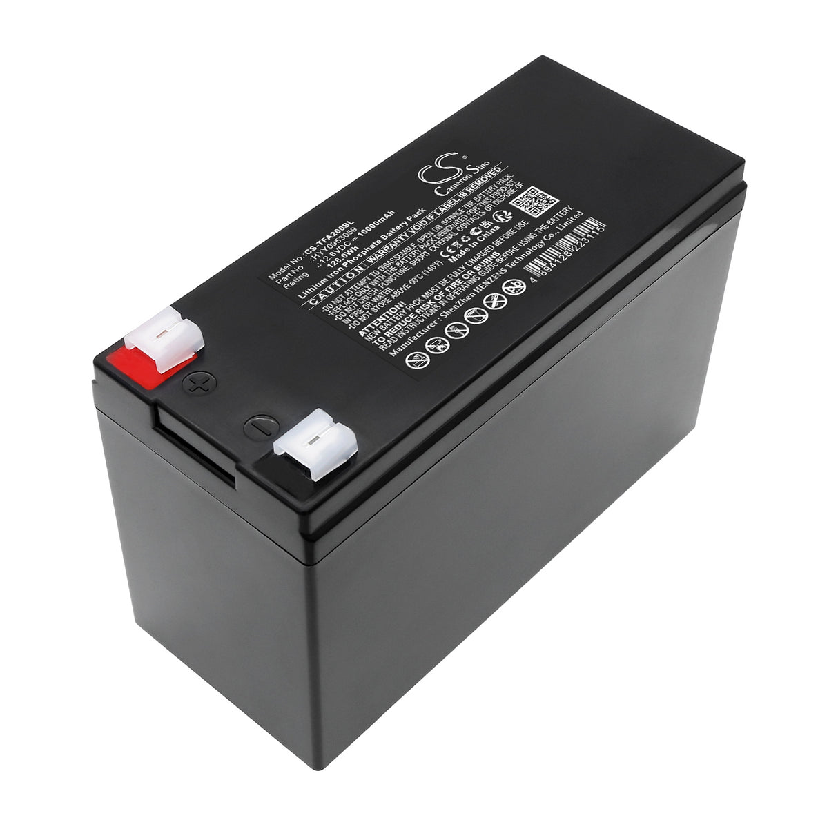 12.8V, LiFePO4, 10000mAh, Speaker battery fits Teufel, HYY0953059, ROCKSTER Air 2, 128Wh Speaker Cameron Sino Technology Limited