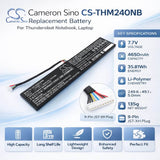 7.7V, Li-Polymer, 4650mAh, Notebook, Laptop battery fits Thunderobot, L140BAT-2, MixBook Air, 35.81Wh Notebook, Laptop Cameron Sino Technology Limited