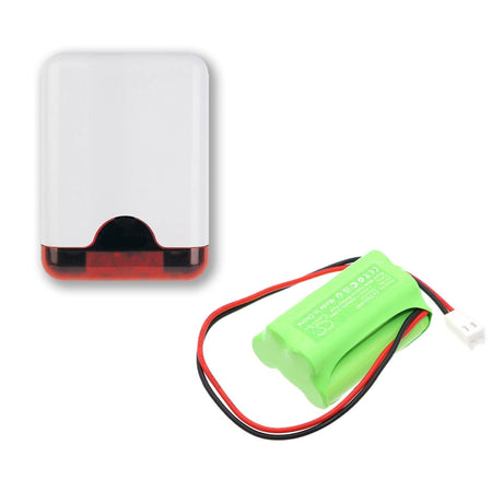 6.0V, Ni-MH, 600mAh, Alarm System battery fits Teknim, 0703-033, 720wr Siren, 3.6Wh Alarm System Cameron Sino Technology Limited
