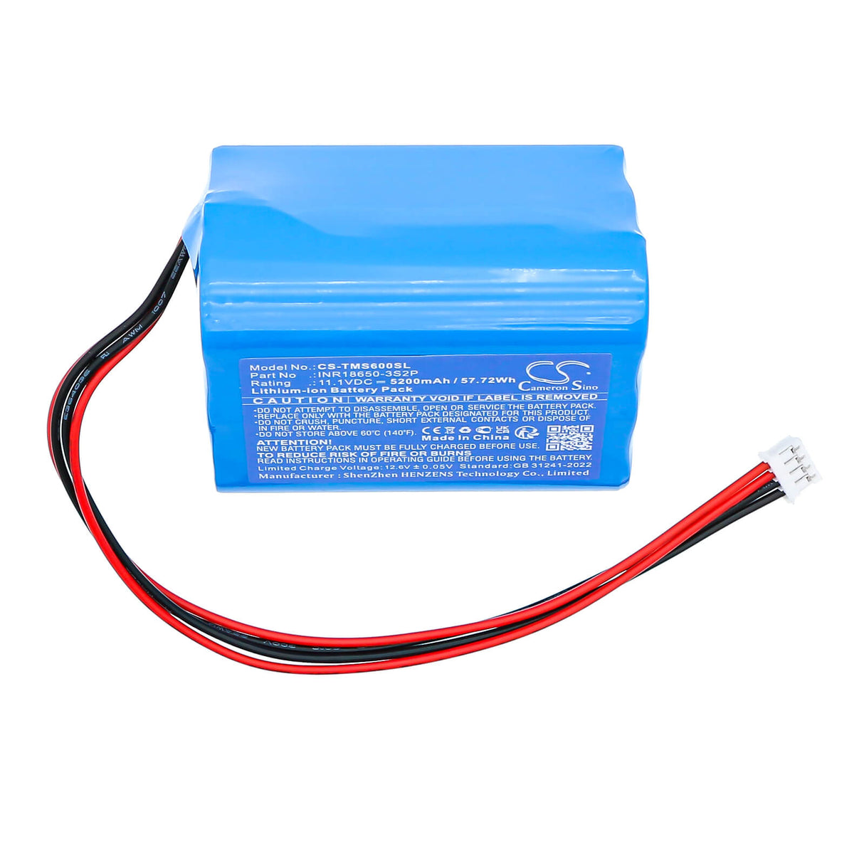 11.1V, Li-ion, 5200mAh, Speaker battery fits Tronsmart, Element T6 Max, 57.72Wh Speaker Cameron Sino Technology Limited