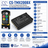 Crane Battery For Teleradio, Tg-txmnl, Transmitter Tele Radio Tg-txmnl 3.7v, 2400mah - 8.88wh Crane Remote Control Cameron Sino Technology Limited