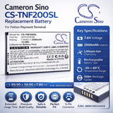 7.6V, Li-ion, 2500mAh, Payment Terminal battery fits Feitian, 2ICP4/55/58, F20, F20 Smart POS, 19Wh Payment Terminal Cameron Sino Technology Limited