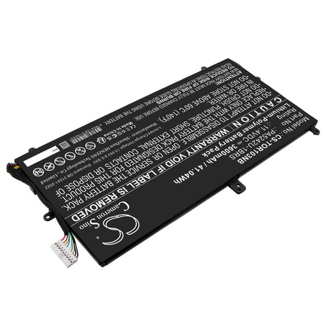11.4V, Li-Polymer, 3600mAh, Notebook, Laptop battery fits Toshiba, PA5242U-1BRS, Satellite P20W-C, Satellite Radius 12 P20W-C, 41.04Wh Notebook, Laptop Cameron Sino Technology Limited