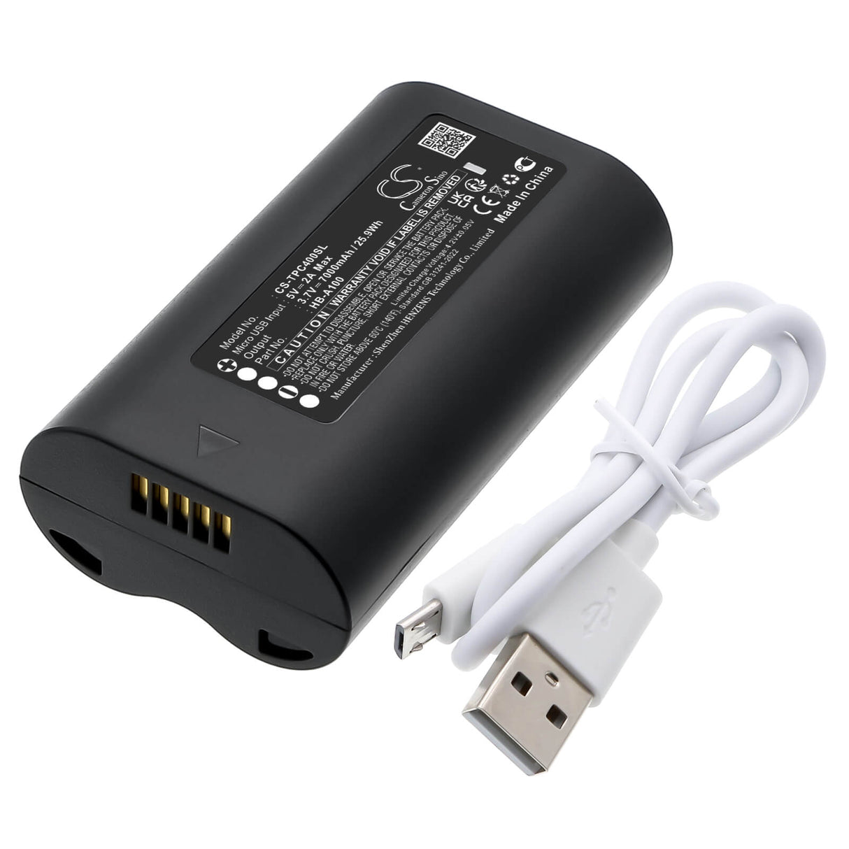 3.7V, Li-ion, 7000mAh, Home Security Camera battery fits Tp-link, Hb-a100, C400s2, C420s1, 25.9Wh Home Security Camera Cameron Sino Technology Limited