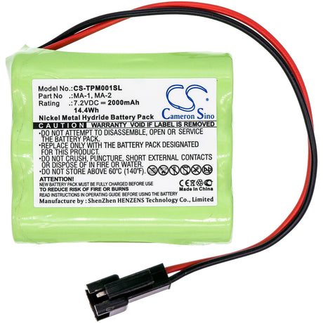 7.2V, Ni-MH, 2000mAh, DAB Digital battery fits Tivoli Audio, Ma-1, Ipal Ma-1, Ipal Ma-2, 14.4Wh DAB Digital Cameron Sino Technology Limited