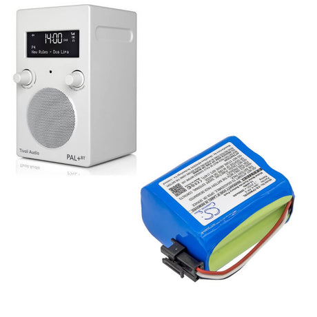 DAB Battery For Tivoli, Pal Bt, Pal+ 7.2v, 2000mah - 14.40wh DAB Digital Cameron Sino Technology Limited