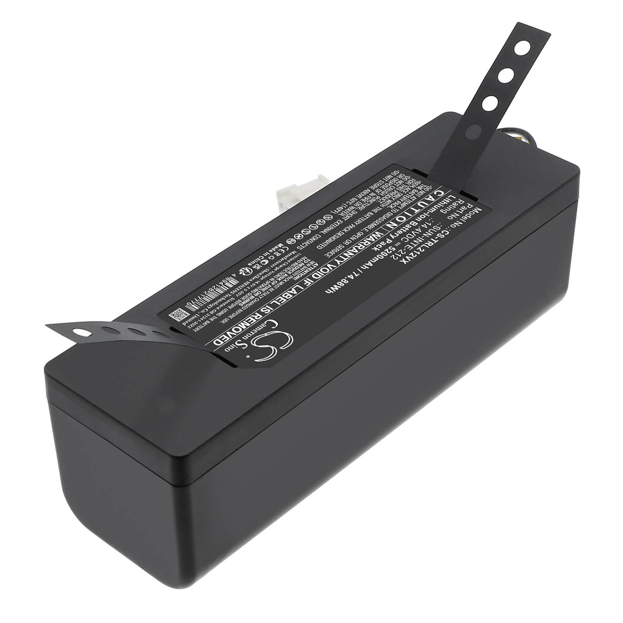 14.4V, Li-ion, 5200mAh, Vacuum battery fits Trifo, Sun-inte-212, Emma Pet, Lucy, 74.88Wh Vacuum Cameron Sino Technology Limited