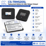 Battery For Netgear, Mr5000, Mr5200, Mr5200-100eus 3.85v, 5000mah - 19.25wh Hotspot Cameron Sino Technology Limited