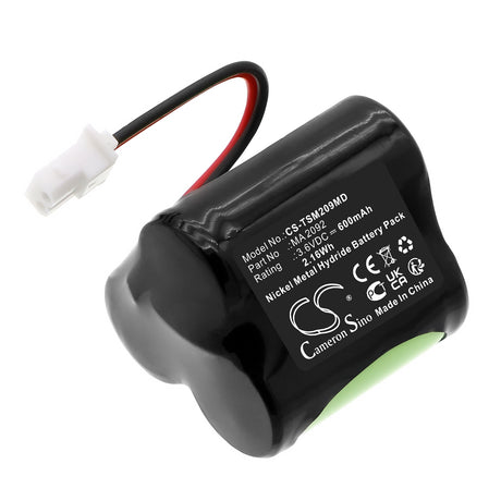 3.6V, Ni-MH, 600mAh, Medical battery fits Thermo Scientific, MA 2092, Impact2 Single Channel, Scientific Matrix Electronic, 2.16Wh Medical Cameron Sino Technology Limited