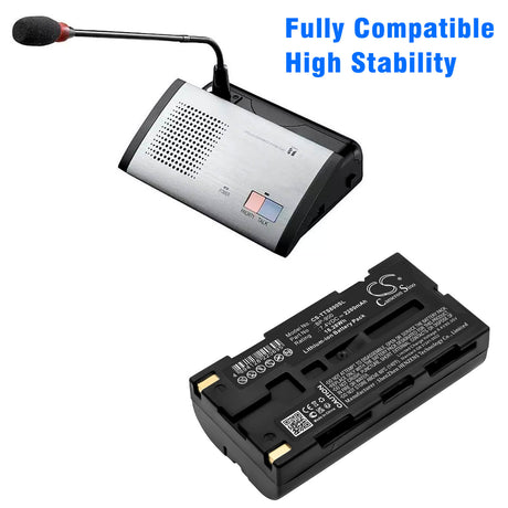 7.4V, Li-ion, 2200mAh, Communication & Conferencing battery fits Toa, BP-900, TS-800, TS-801, 16.28Wh Communication & Conferencing Cameron Sino Technology Limited
