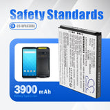 3.85V, Li-ion, 3900mAh, Barcode Scanner battery fits Unitech, 1400-900057G, EA630, EA630 Plus, 15.02Wh Barcode Scanner Cameron Sino Technology Limited