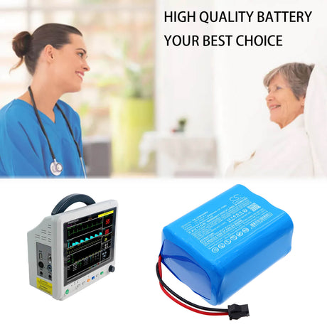 11.1V, Li-ion, 5200mAh, Medical battery fits UTECH, JW-Y3S-4.4, UTMI Patient monitor, monitor PM5000, 57.72Wh Medical Cameron Sino Technology Limited