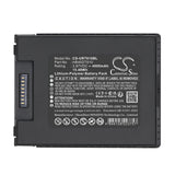 3.87V, Li-Polymer, 4000mAh, Barcode Scanner battery fits Urovo, HB40DT610, DT610, DT610 RFID Mobile Computer, 15.48Wh Barcode Scanner Cameron Sino Technology Limited