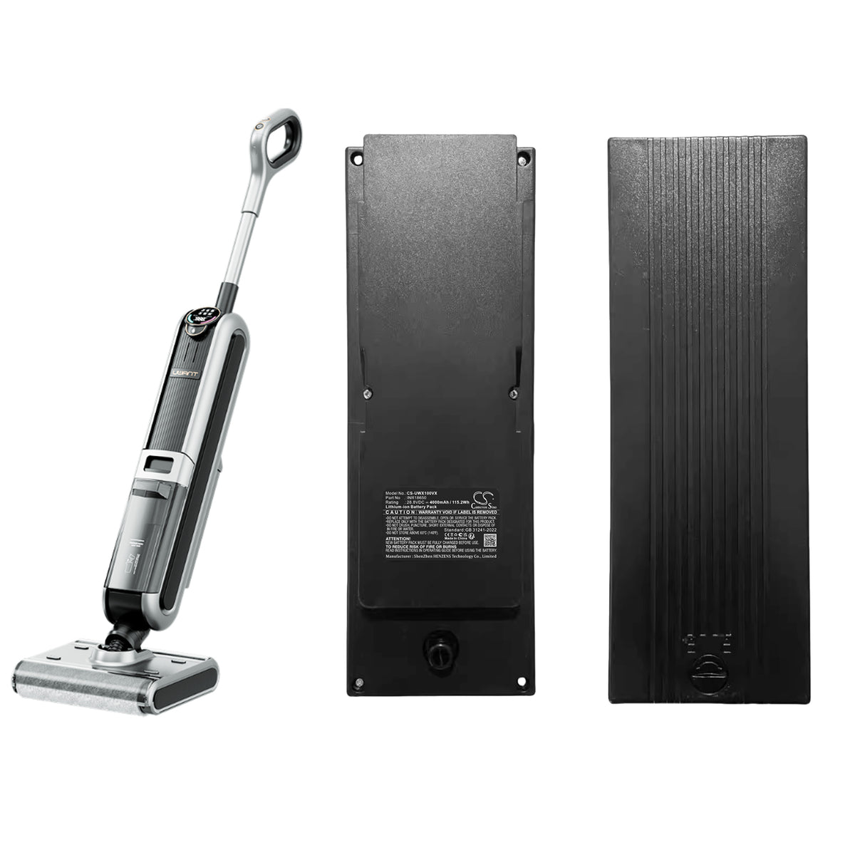 28.8V, Li-ion, 4000mAh, Vacuum battery fits Uwant, Inr18650, X100, X100 Pro, 115.2Wh Vacuum Cameron Sino Technology Limited