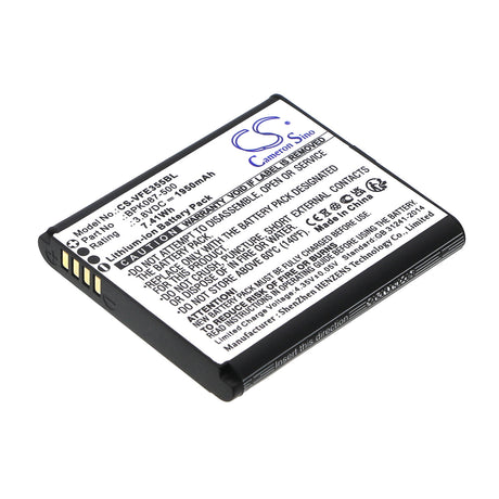 3.8V, Li-ion, 1950mAh, Payment Terminal battery fits Verifone, Bpk087-500, E355, Ipay E355, 7.41Wh Payment Terminal Cameron Sino Technology Limited