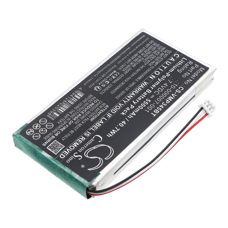 7.4V, Li-Polymer, 5500mAh, Alarm System battery fits Vivint, 10-000007-001, CP01 Control Panel, Sky Master Control Panel, 40.7Wh Alarm System Cameron Sino Technology Limited
