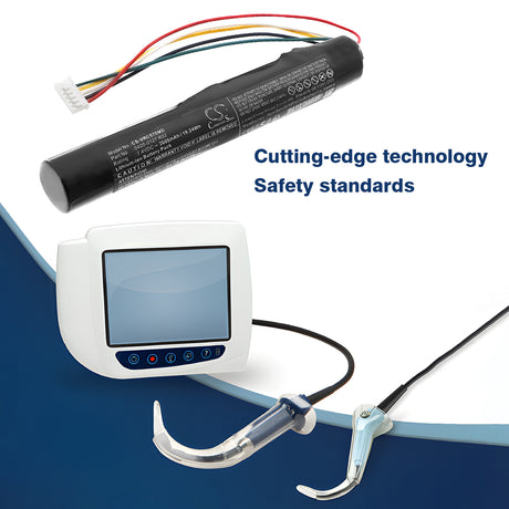 7.4V, Li-ion, 2600mAh, Medical battery fits Verathon, 0400-0127 R02, 0400-0102, B-VM02H223L-R, 19.24Wh Medical Cameron Sino Technology Limited (Medical)