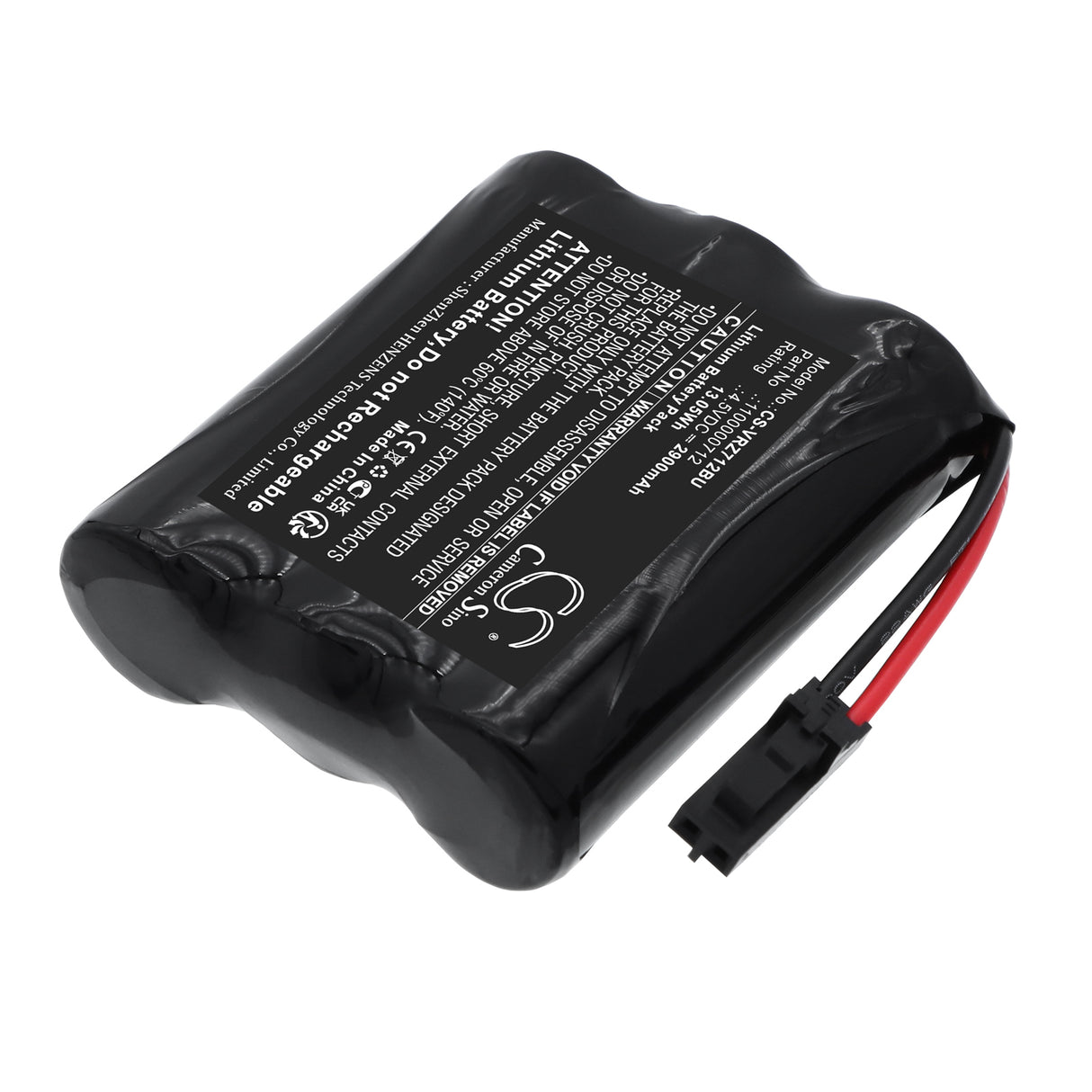 4.5V, Lithium, 2900mAh, RAID Controller battery fits Verizon, 1100000712, 1100000712, 13.05Wh RAID Controller Cameron Sino Technology Limited
