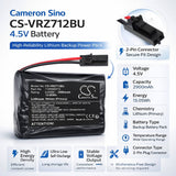 4.5V, Lithium, 2900mAh, RAID Controller battery fits Verizon, 1100000712, 1100000712, 13.05Wh RAID Controller Cameron Sino Technology Limited