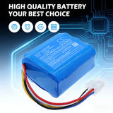 7.4V, Li-ion, 7800mAh, Medical battery fits WEGO, SPQDCY2S3P, P12n, Surpass P12N, 57.72Wh Medical Cameron Sino Technology Limited