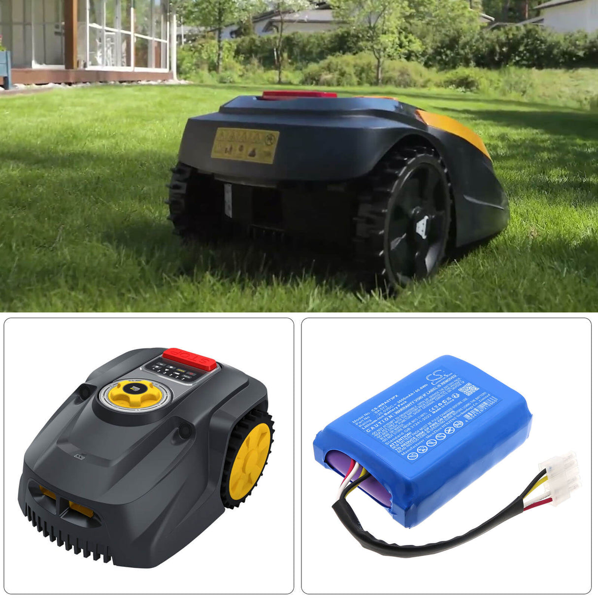 20.0V, Li-ion, 3000mAh, Lawn Mowers battery fits Mowox, BA 573, RM 1000 WiU-SN, RM 500 WIU-SN, 60.0Wh Lawn Mowers Cameron Sino Technology Limited