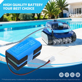 7.4V, Li-ion, 5200mAh, Vacuum battery fits WetRuner, 100353, Robot Pool Cleaner, 38.48Wh Vacuum Cameron Sino Technology Limited