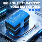 7.4V, Li-ion, 5200mAh, Vacuum battery fits WetRuner, 100353, Robot Pool Cleaner, 38.48Wh Vacuum Cameron Sino Technology Limited