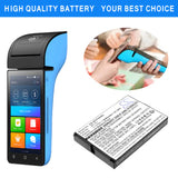 3.7V, Li-ion, 6000mAh, Barcode Scanner battery fits Wiseasy, BT-O1, P3, WPO3 WPOS3, 22.2Wh Barcode Scanner Cameron Sino Technology Limited