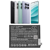 3.91V, Li-Polymer, 5400mAh, Mobile, SmartPhone battery fits Redmi, Bn5w, 24116raccg, Note 14 Pro, 21.11Wh Mobile, SmartPhone Cameron Sino Technology Limited (Smartphone)