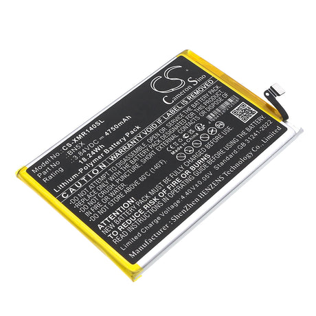 3.84V, Li-Polymer, 5050mAh, Mobile, SmartPhone battery fits Xiaomi, 2409brn2ca, 2409brn2cc, 19.39Wh Mobile, SmartPhone Cameron Sino Technology Limited (Smartphone)