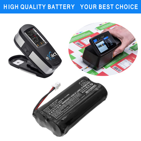 7.4V, Li-ion, 2600mAh, Equipment, Survey, Test battery fits X-Rite, XRSE1544, SE15-44, SE15-46, 19.24Wh Equipment, Survey, Test Cameron Sino Technology Limited