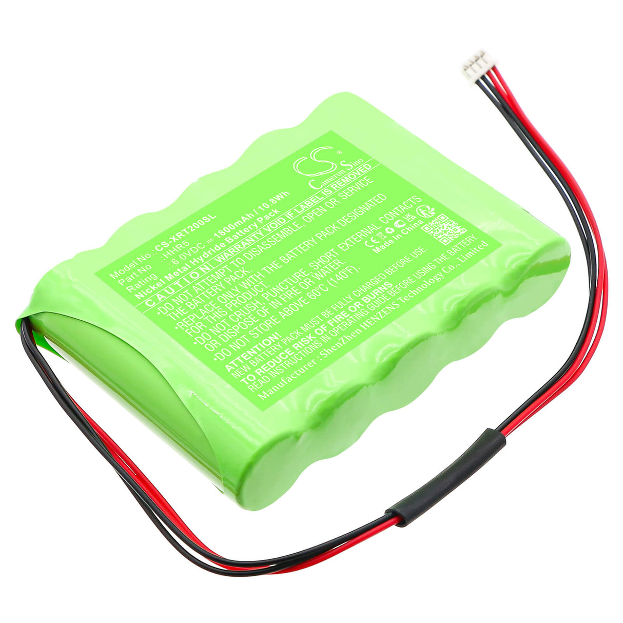 6.0V, Ni-MH, 1800mAh, Equipment, Survey, Test battery fits X-Rite, HHR5, CCD4, CCD5, 10.8Wh Equipment, Survey, Test Cameron Sino Technology Limited