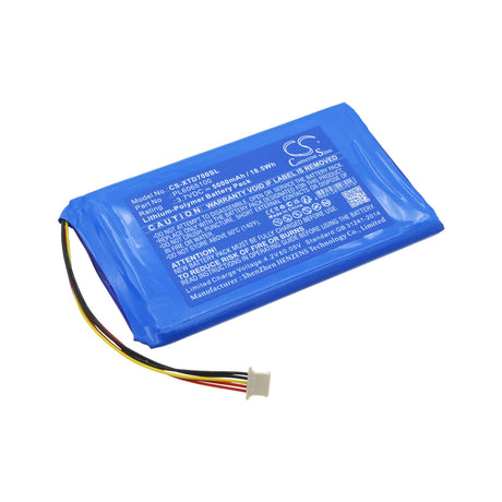 3.7V, Li-Polymer, 5000mAh Diagnostic Scanner Battery fits Xtool, Autopropad Basic Key Programme, D7 Bt, 18.5Wh Diagnostic Scanner Cameron Sino Technology Limited