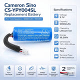 3.7V, Li-ion, 5000mAh, Speaker battery fits Yoto, INR21700, YP004, player 3rd Gen, 18.5Wh Speaker Cameron Sino Technology Limited