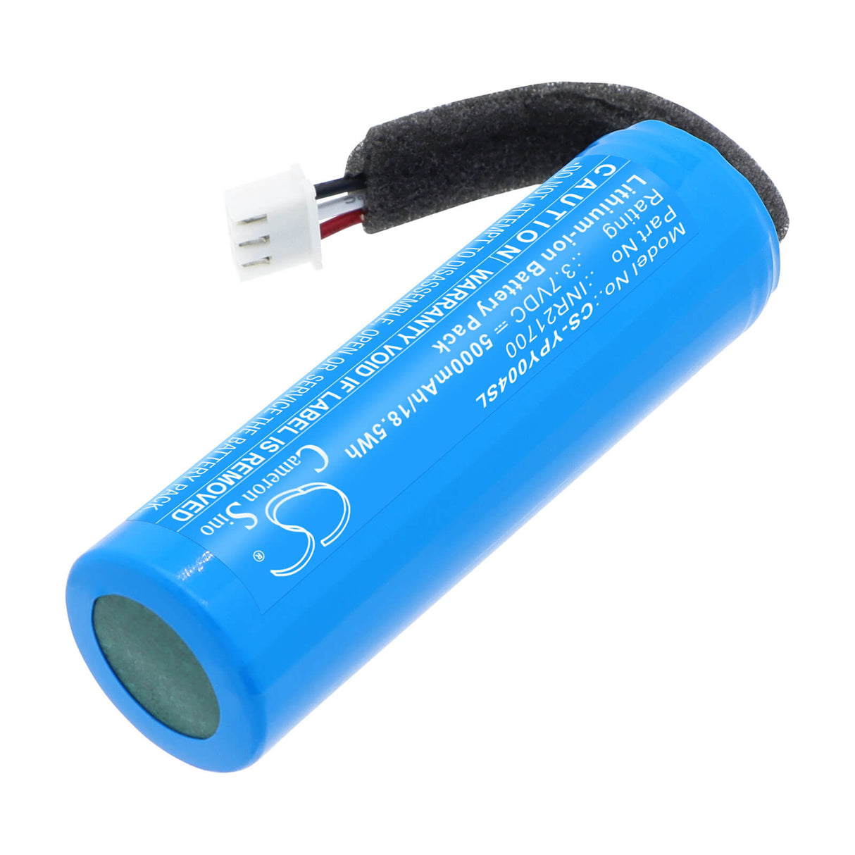 3.7V, Li-ion, 5000mAh, Speaker battery fits Yoto, INR21700, YP004, player 3rd Gen, 18.5Wh Speaker Cameron Sino Technology Limited