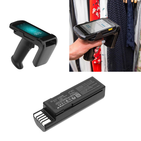 3.7V, Li-ion, 2600mAh, Barcode Scanner battery fits Zebra, Rfd2000, 9.62Wh Barcode Scanner Cameron Sino Technology Limited