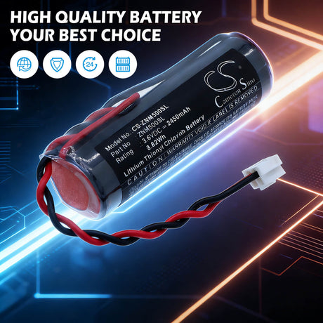 3.6V, Li-SOCl2, 2450mAh, Equipment, Survey, Test battery fits Zenner, C5-IUF, C5-IUF, Zelsius heat meter, 8.82Wh Equipment, Survey, Test Cameron Sino Technology Limited