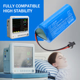 11.1V, Li-ion, 2600mAh, Medical battery fits Zoncare, JHT-99G-00, PM-7000C, PM-7000M, 28.86Wh Medical Cameron Sino Technology Limited (Medical)