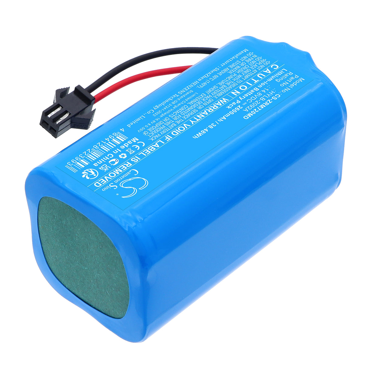 14.8V, Li-ion, 2600mAh, Medical battery fits Zoncare, HYLB-2092A, PM7000D, 38.48Wh Medical Cameron Sino Technology Limited